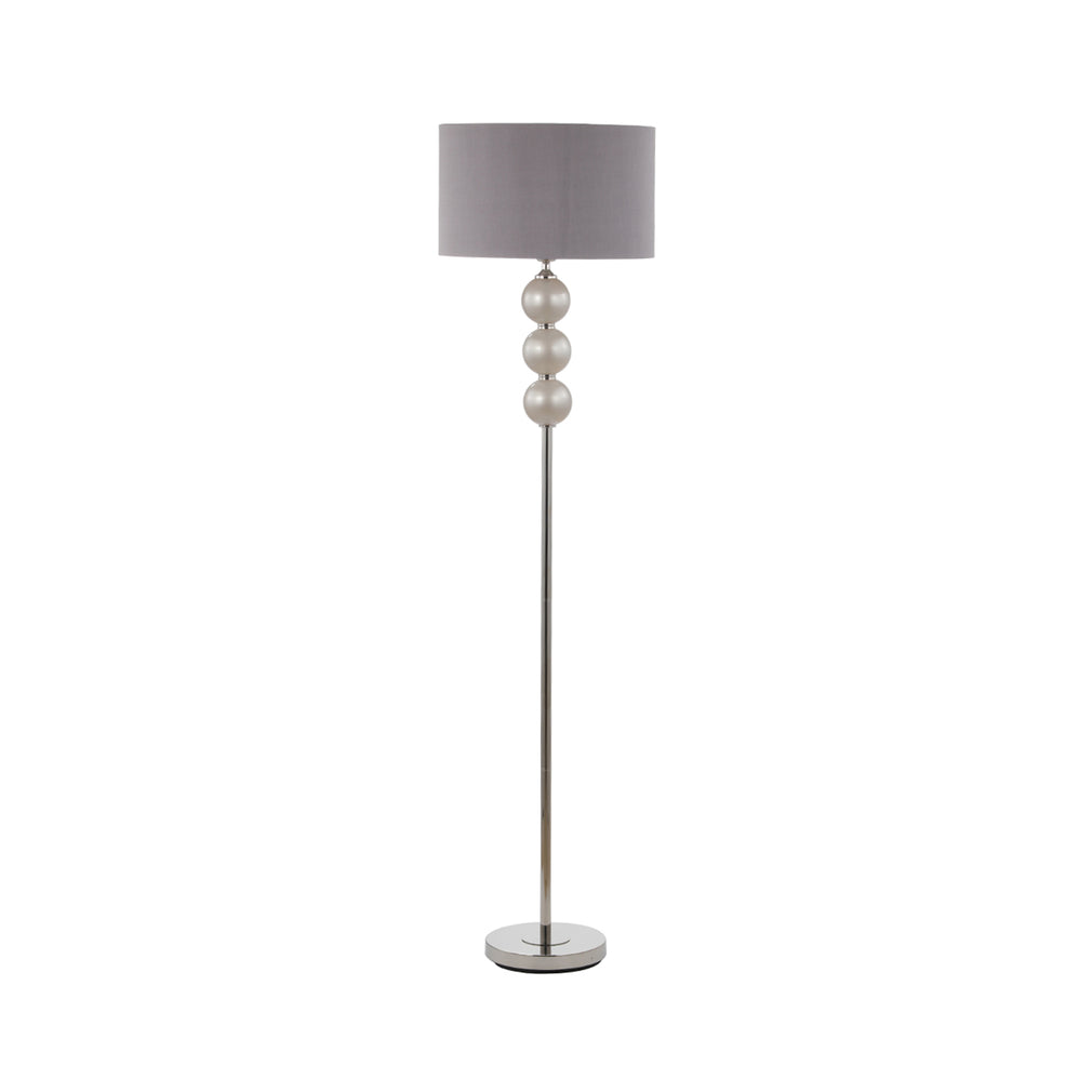 Opal Grey Glass Floor Lamp