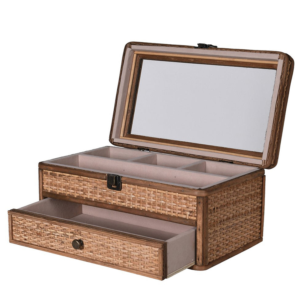 Aarya - Rattan Jewellery Box