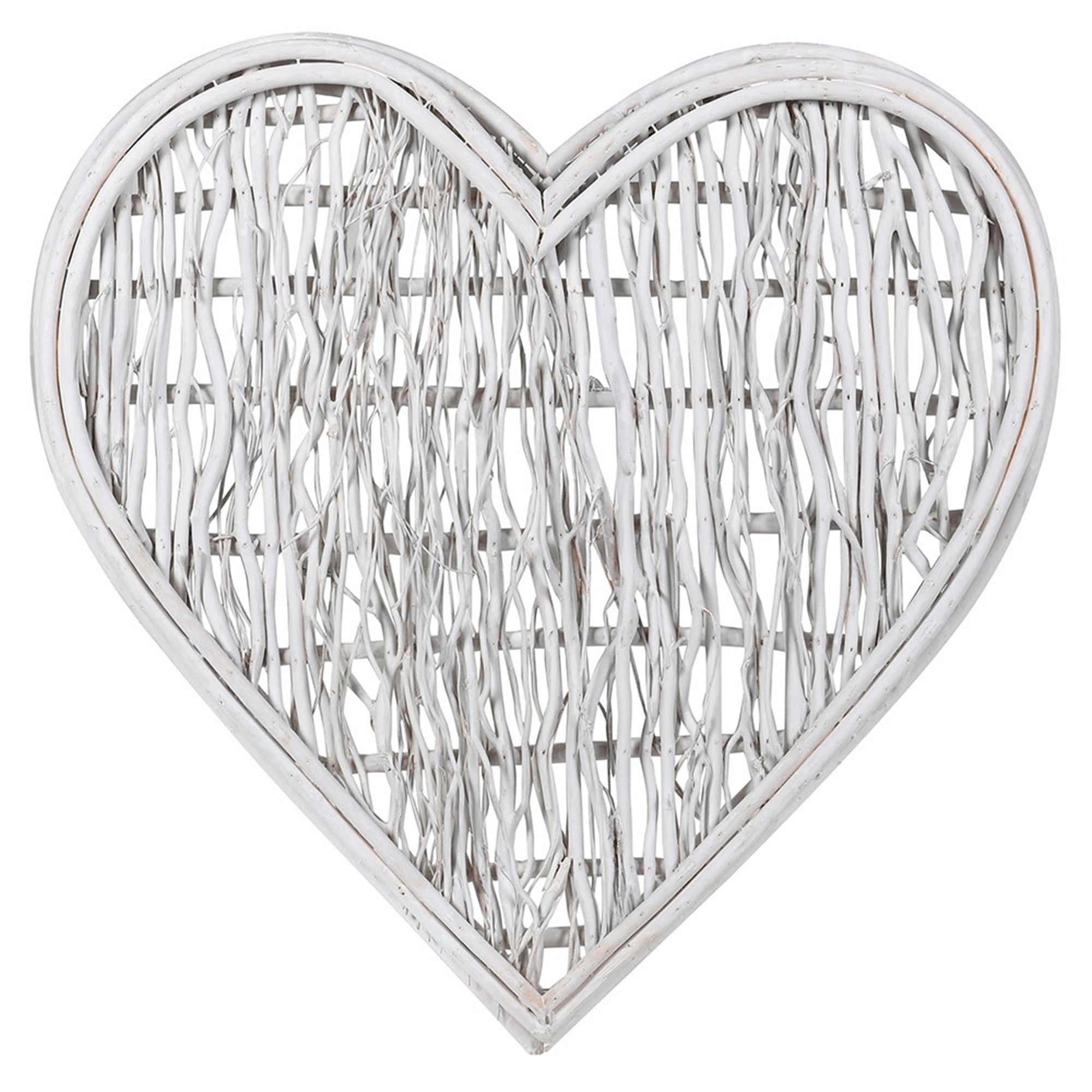 Brooke - White Willow Heart Medium