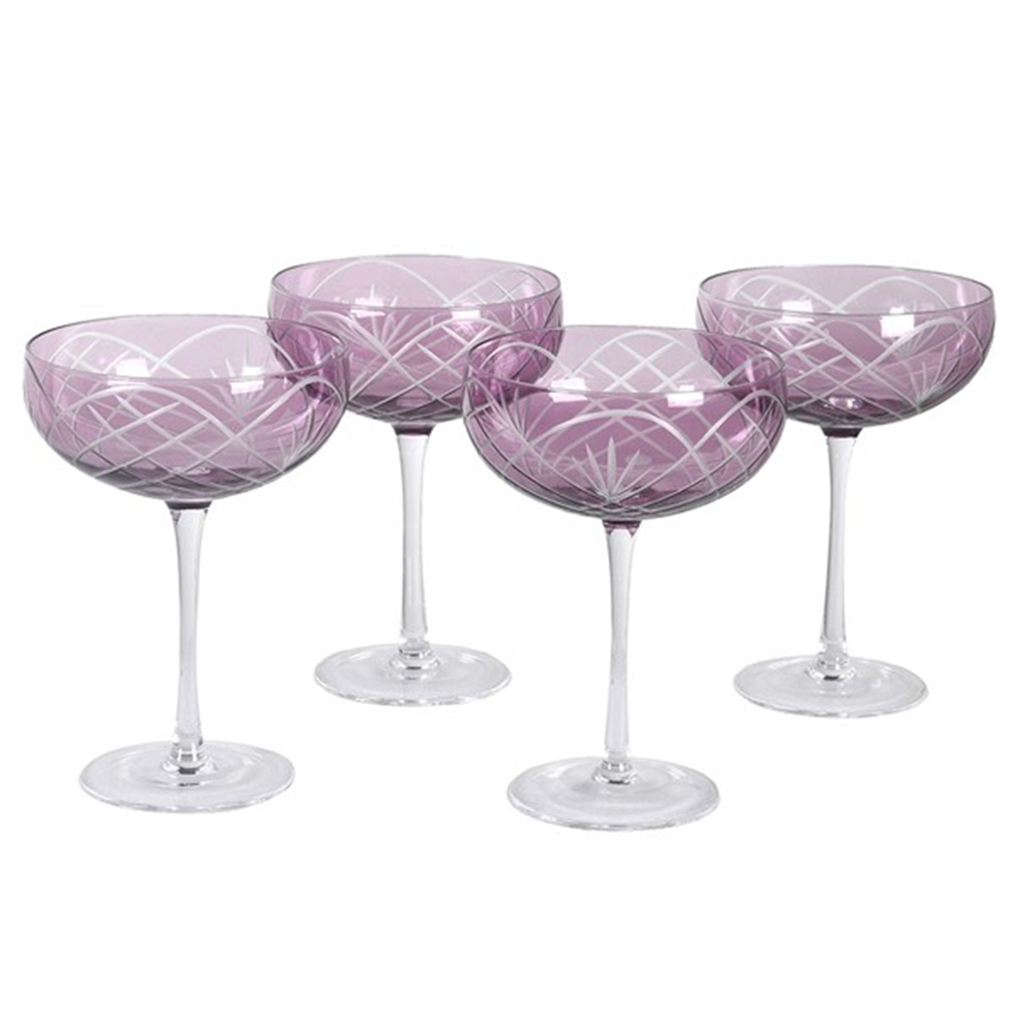 Connaught - Set of 4 Champagne Saucers