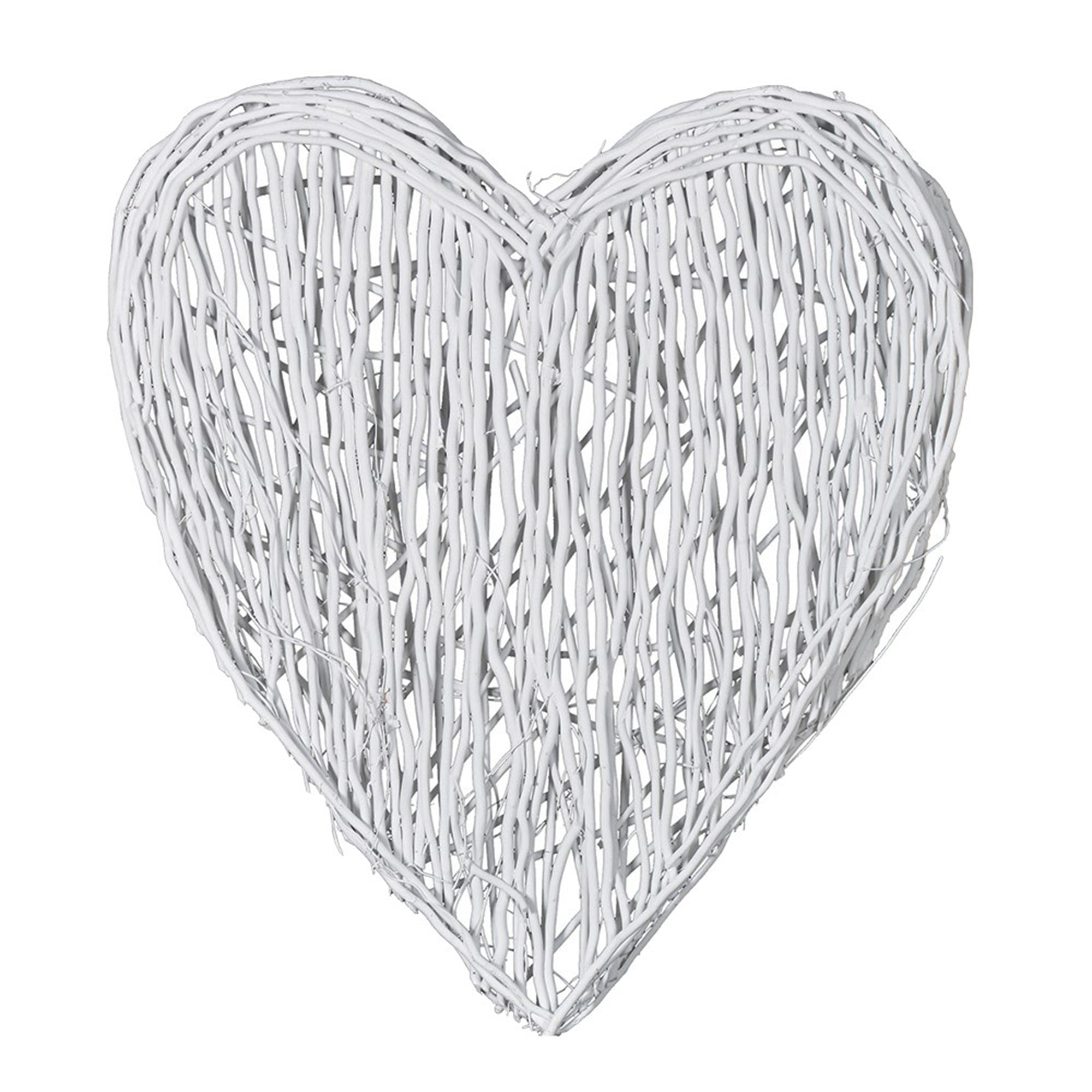 Brooke - White Willow Heart Large