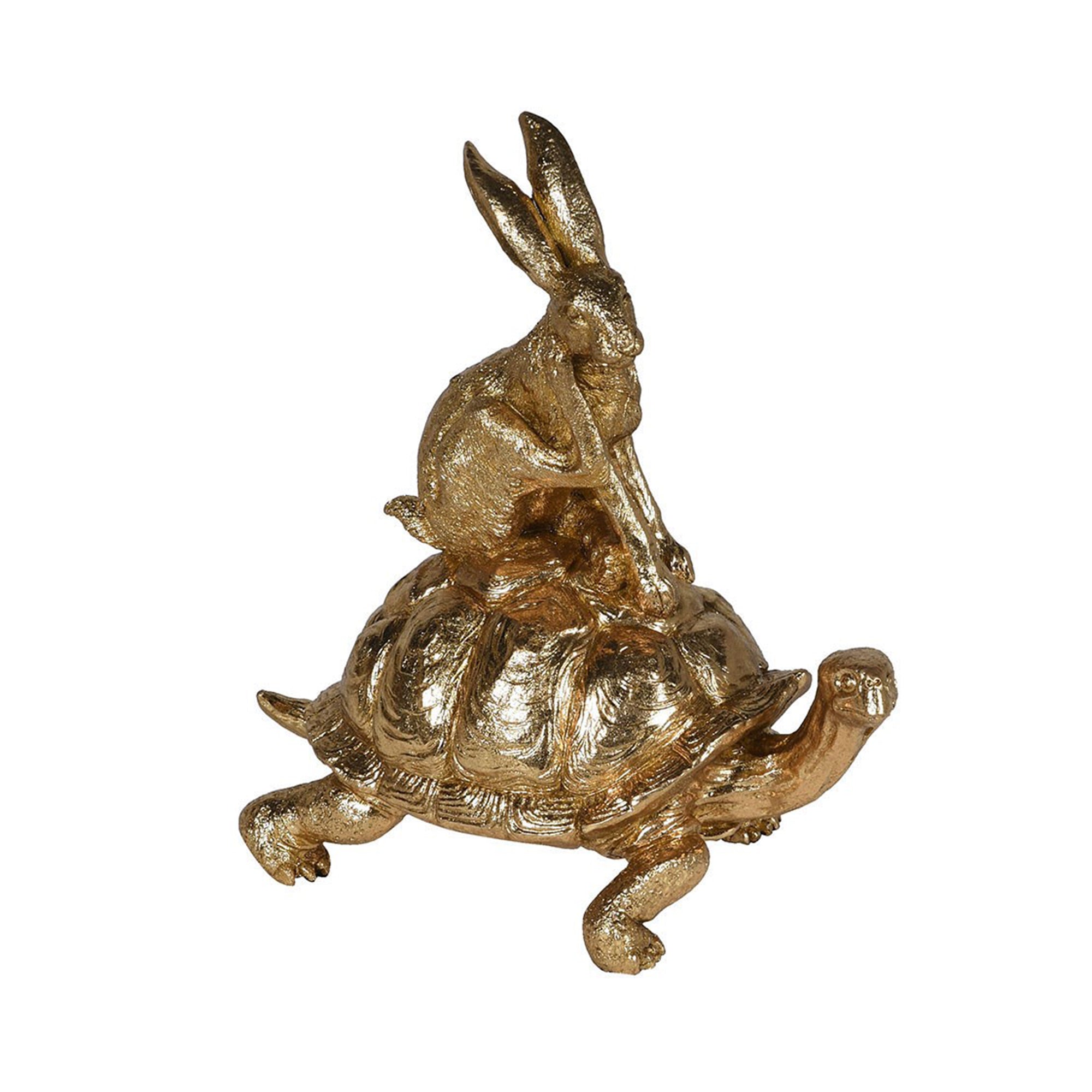 Dream Team - Hare & Tortoise Sculpture