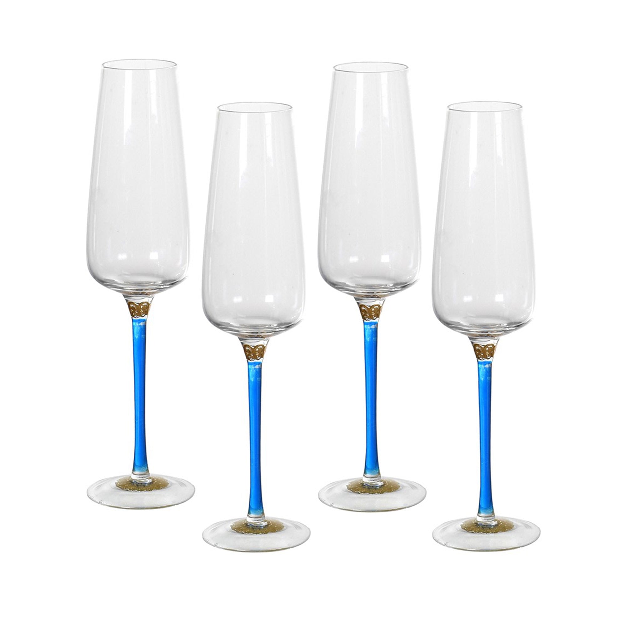 Bombay - Set of 4 Champagne Flutes