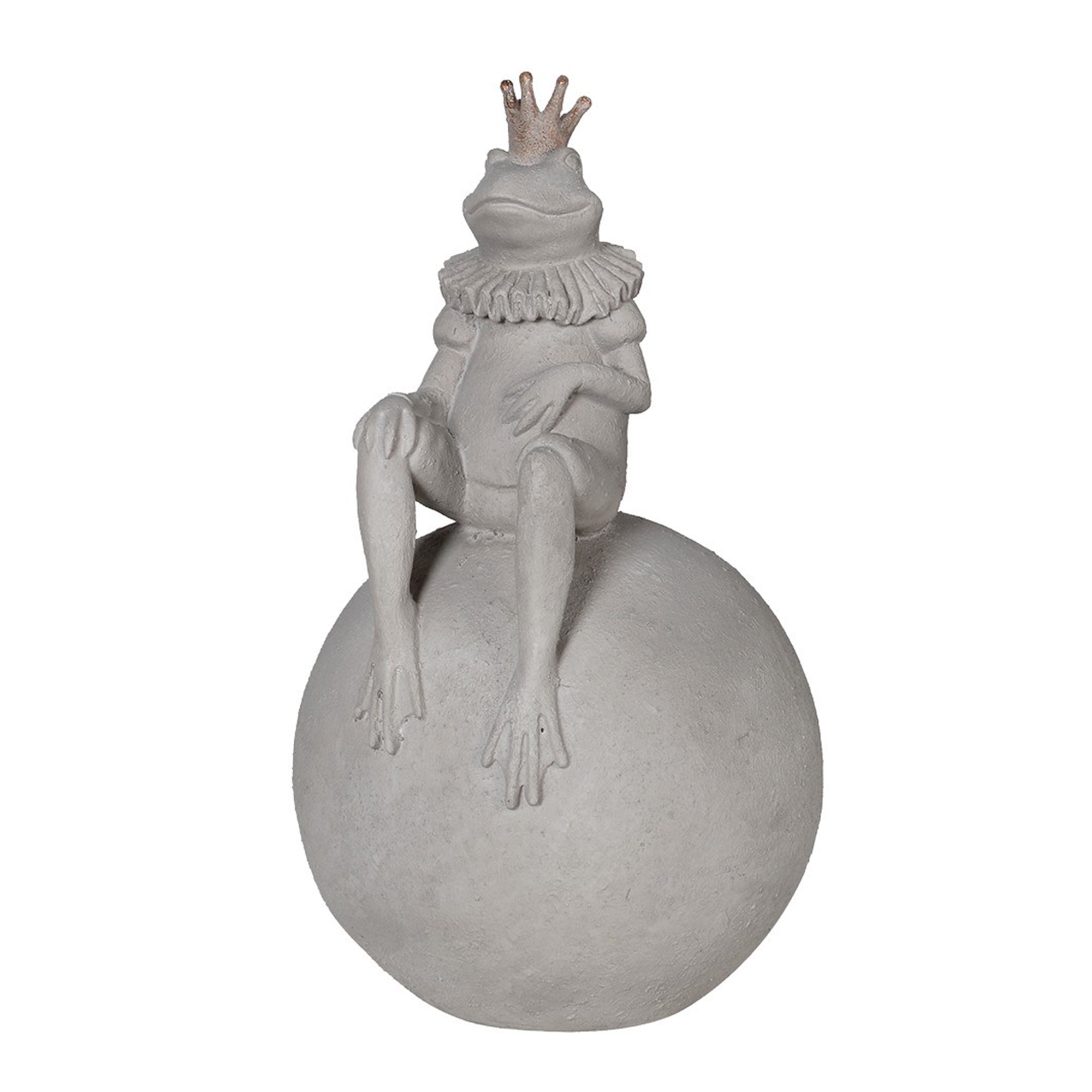 Rory - Frog Sitting On Ball Sculpture