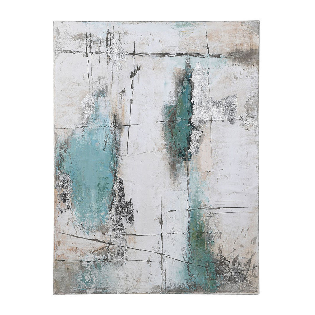 Teal Dream - Painted Canvas