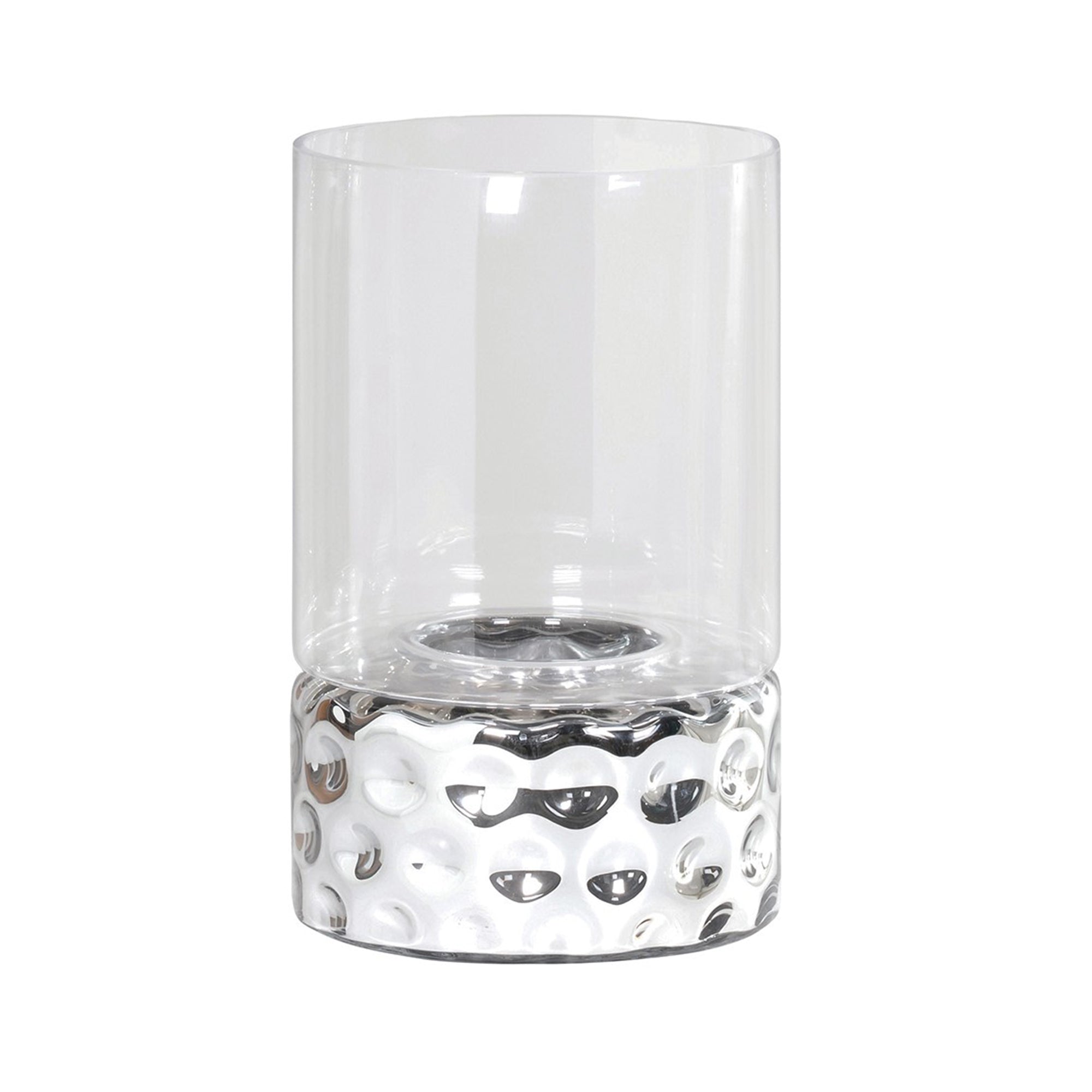 Lava - Silver Hurricane Candle Holder