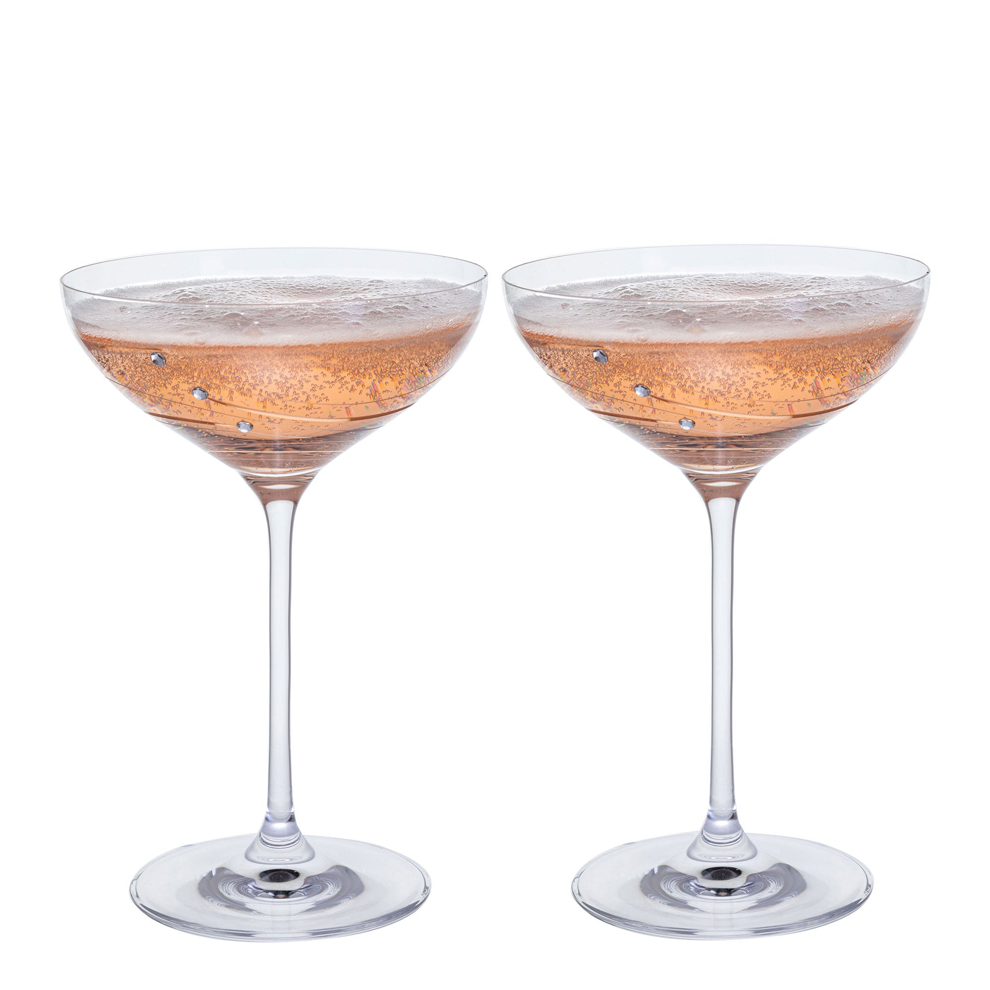 Dartington Glitz - Set of 2 Cocktail Saucers