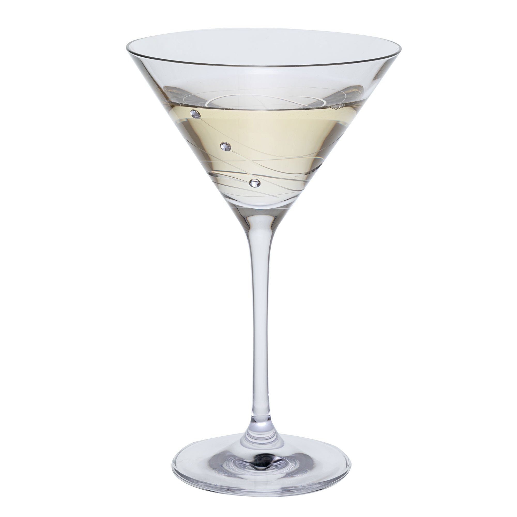 Dartington Glitz - Set of 2 Martini Glasses
