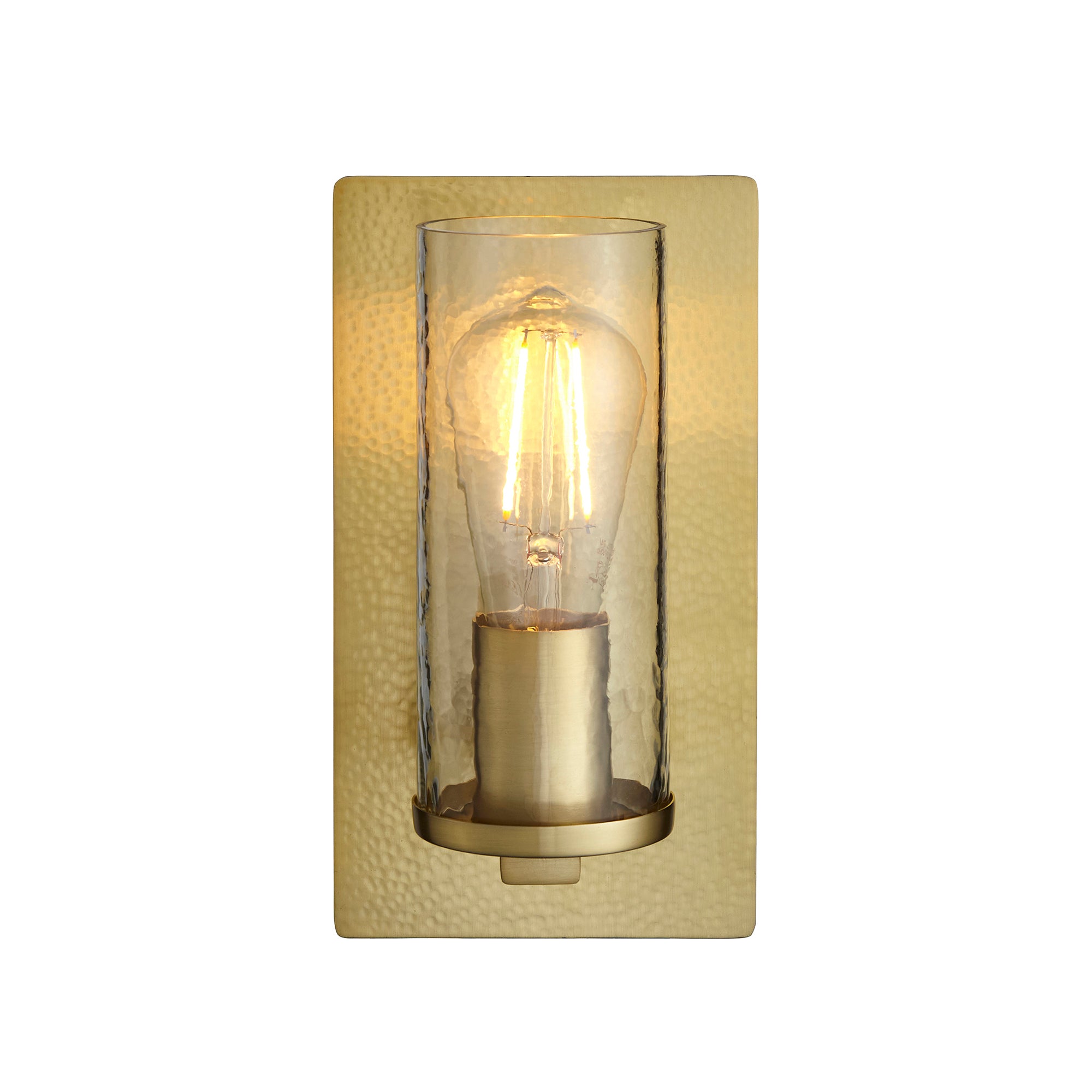 Hammered Gold Wall Light