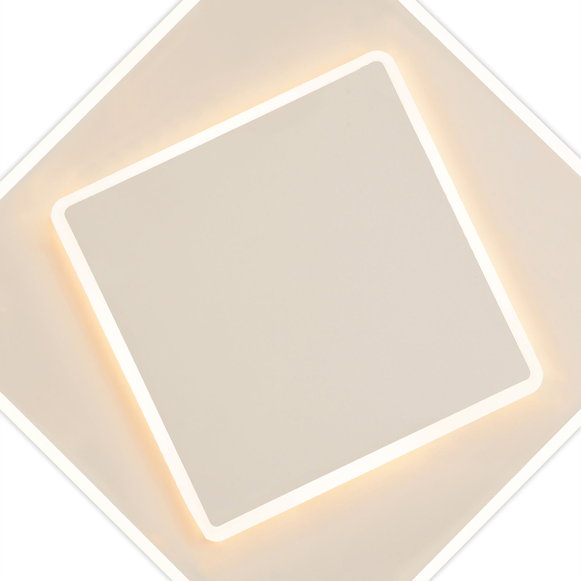 Dalla White Square Wall Light