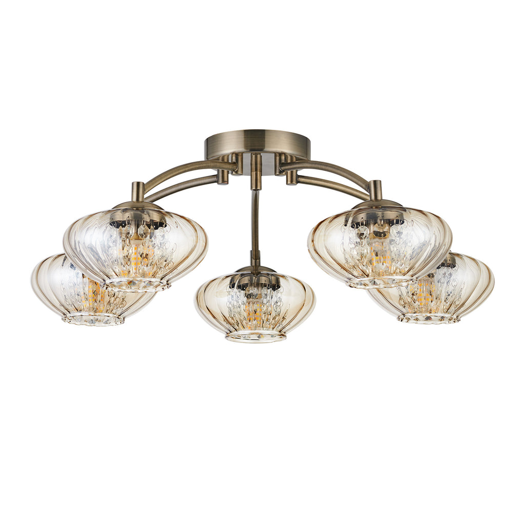 Dessa Brass Ceiling Flush