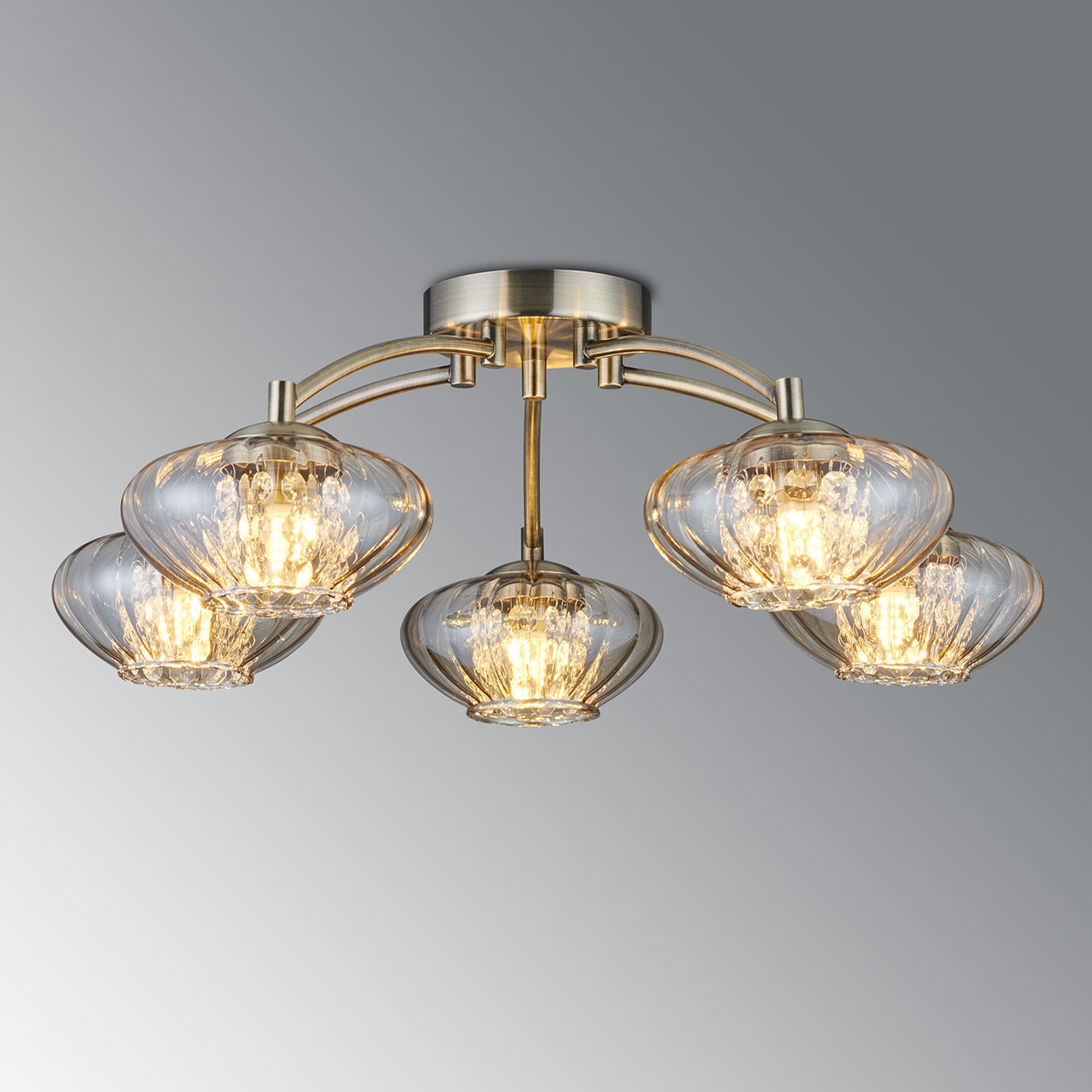 Dessa Brass Ceiling Flush