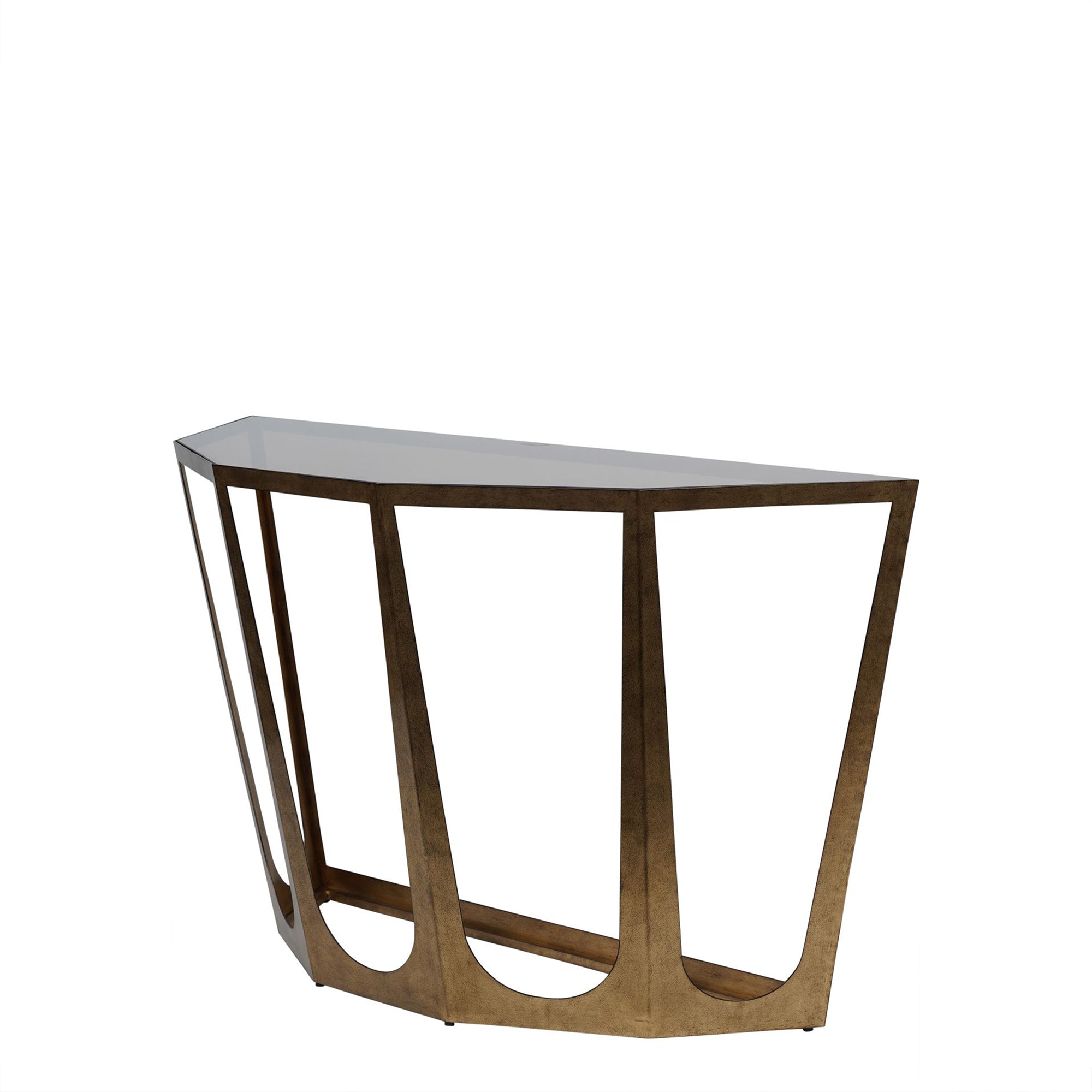 Girona - Console Table In Champagne Finish
