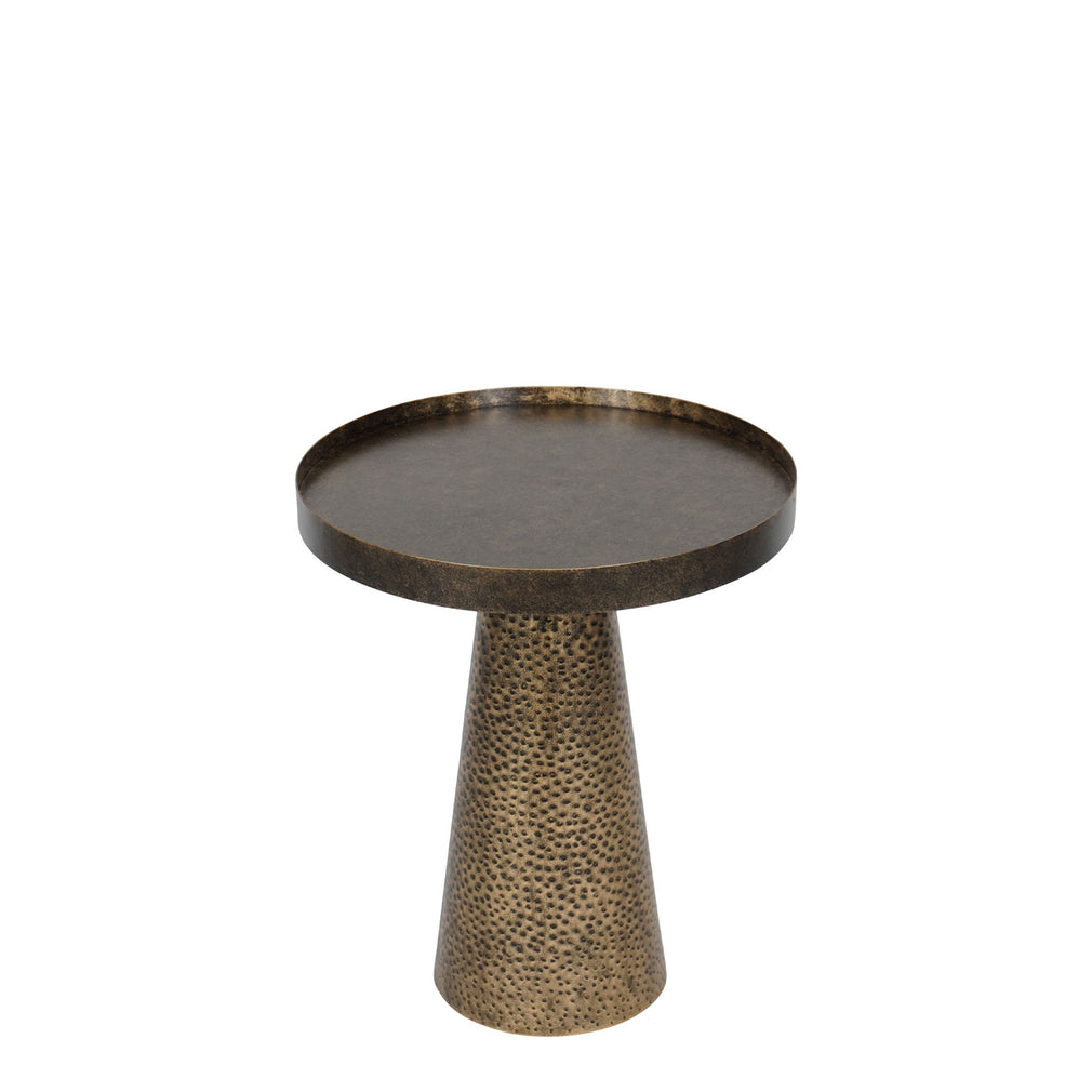 Carmel - Side Table In Rustic Antique Gold