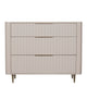 Lille - 3 Drawer Chest High Gloss Finish