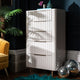 Lille - 5 Drawer Tall Chest High Gloss Finish