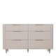 Lille - 6 Drawer Wide Chest High Gloss Finish