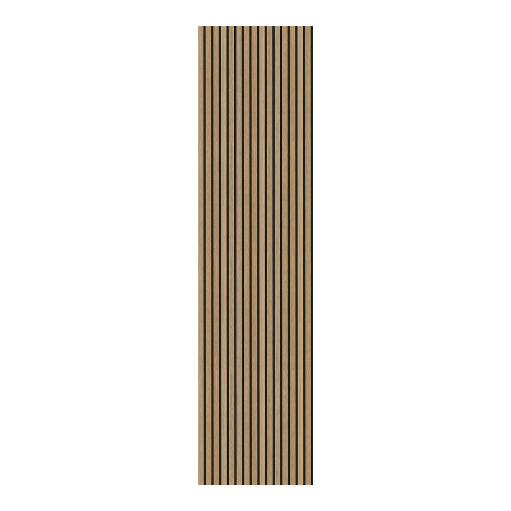 Decorative Acoustic Slat Wall Panel - Natural Oak