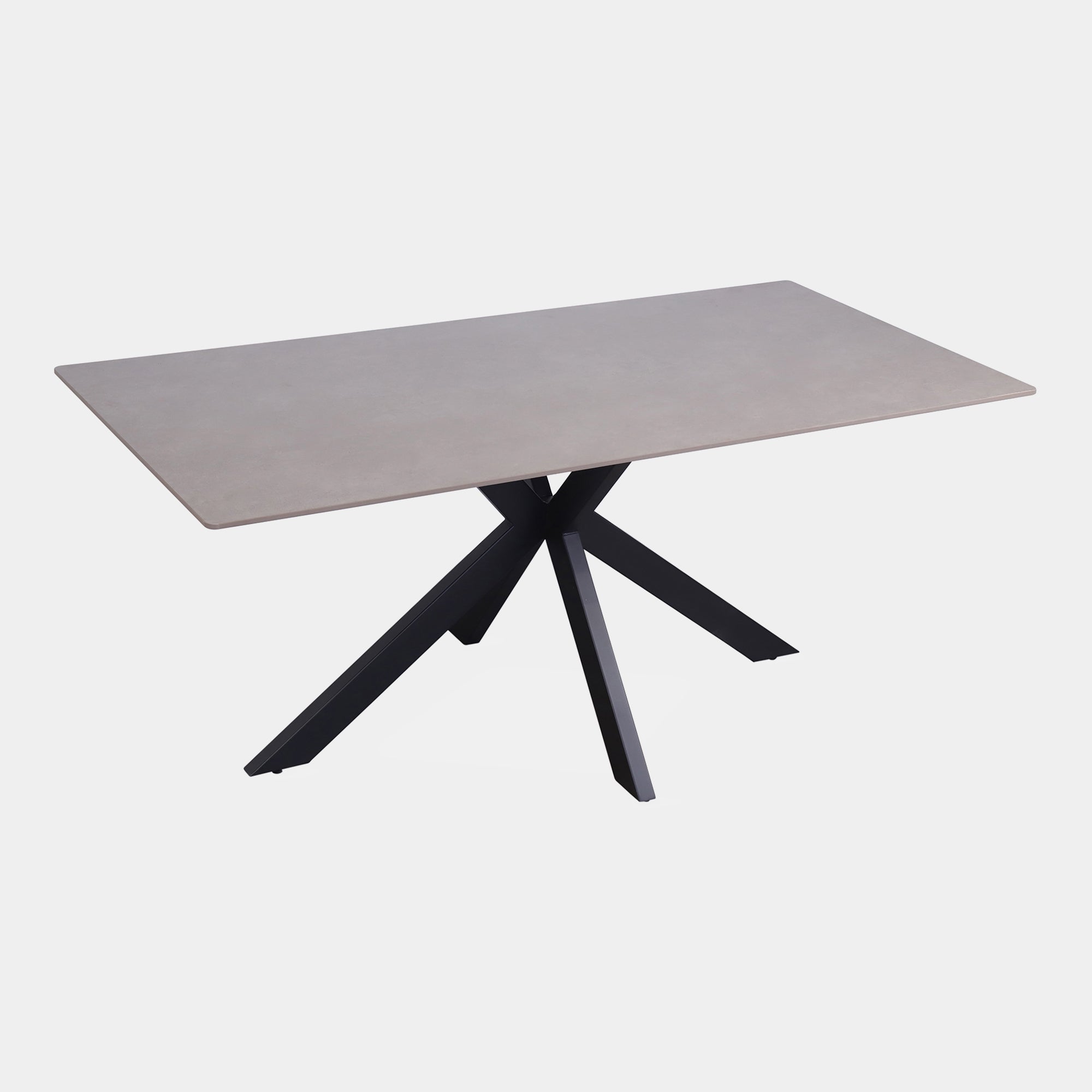 180cm Dining Table Matt Grey Sintered Stone