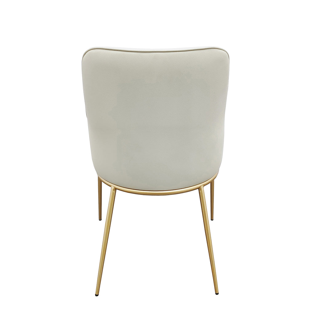 Regal - Dining Chair In PU White