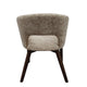 Turin - Dining Chair In Light Brown Fabric