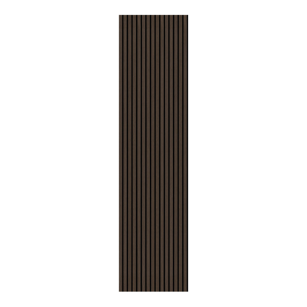 Decorative Acoustic Slat Wall Panel - Dark Oak