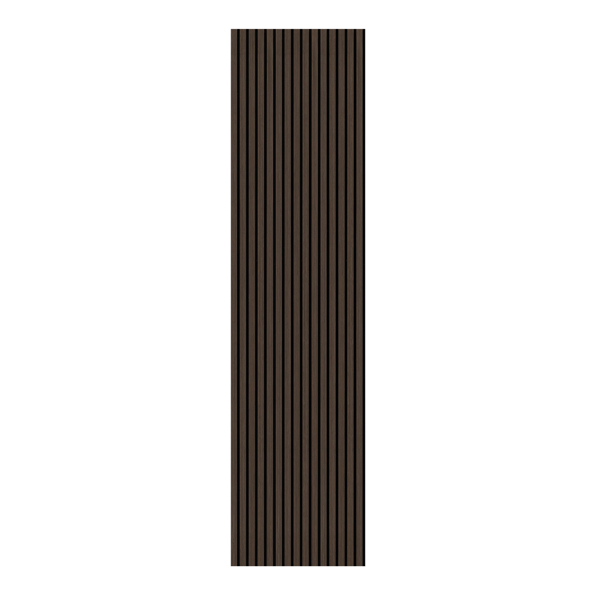 Decorative Acoustic Slat Wall Panel - Dark Oak