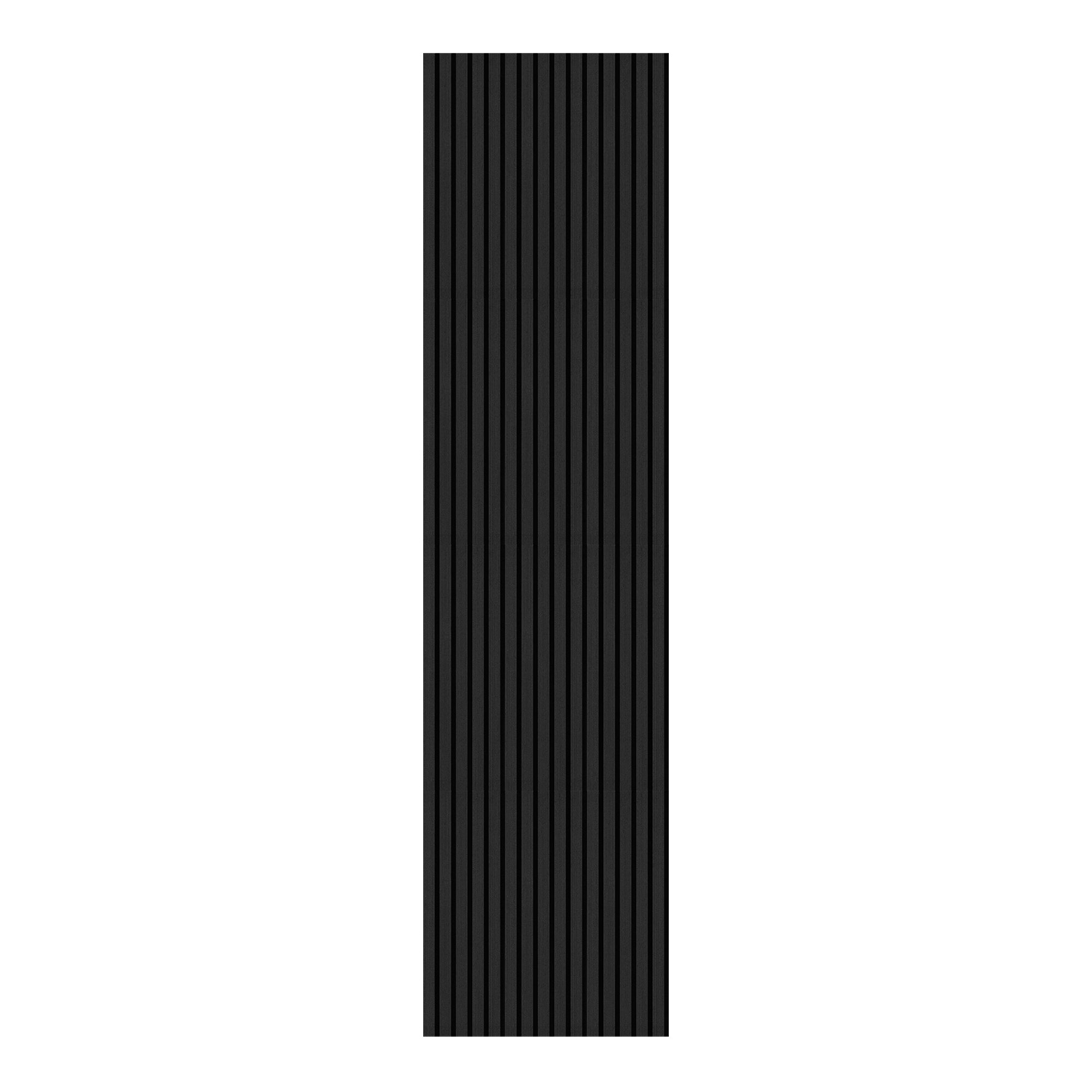 Decorative Acoustic Slat Wall Panel - Dark Grey