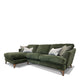 2 Seat Sofa RHF Arm With Chaise LHF Arm In Fabric