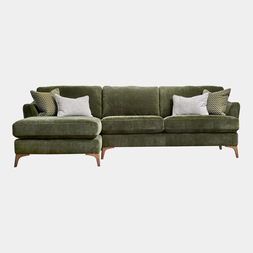 Mason - 3 Seat LHF Chaise Sofa In Fabric