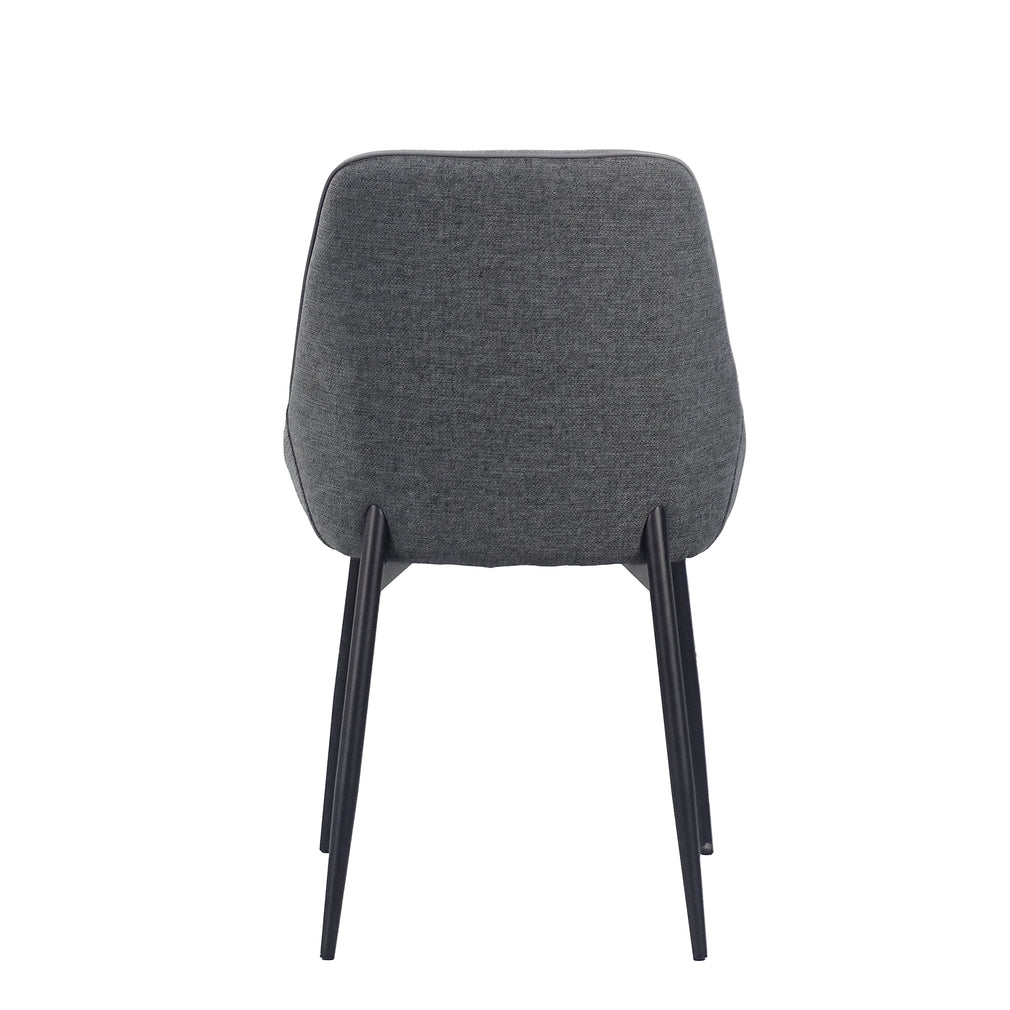 Noah - Dining Chair In Grey Fabric