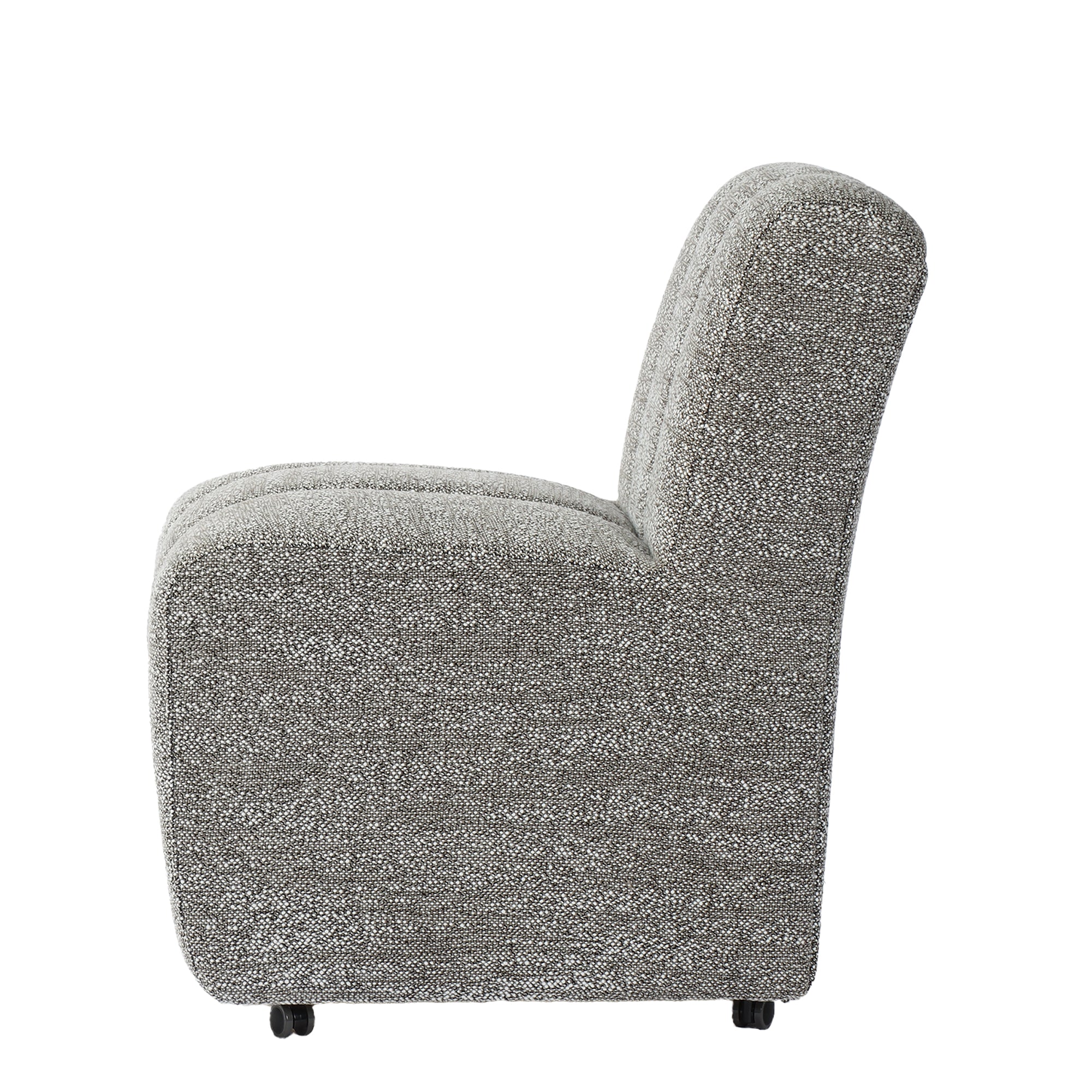 Jefferson - Dining Chair In Grey Boucle Fabric