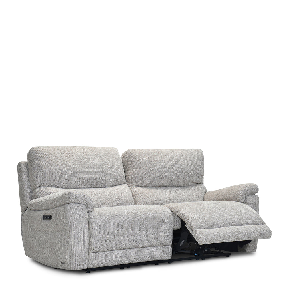 3 Seat Sofa (2 Cushions) With Power Recliners In Fabric BSF30