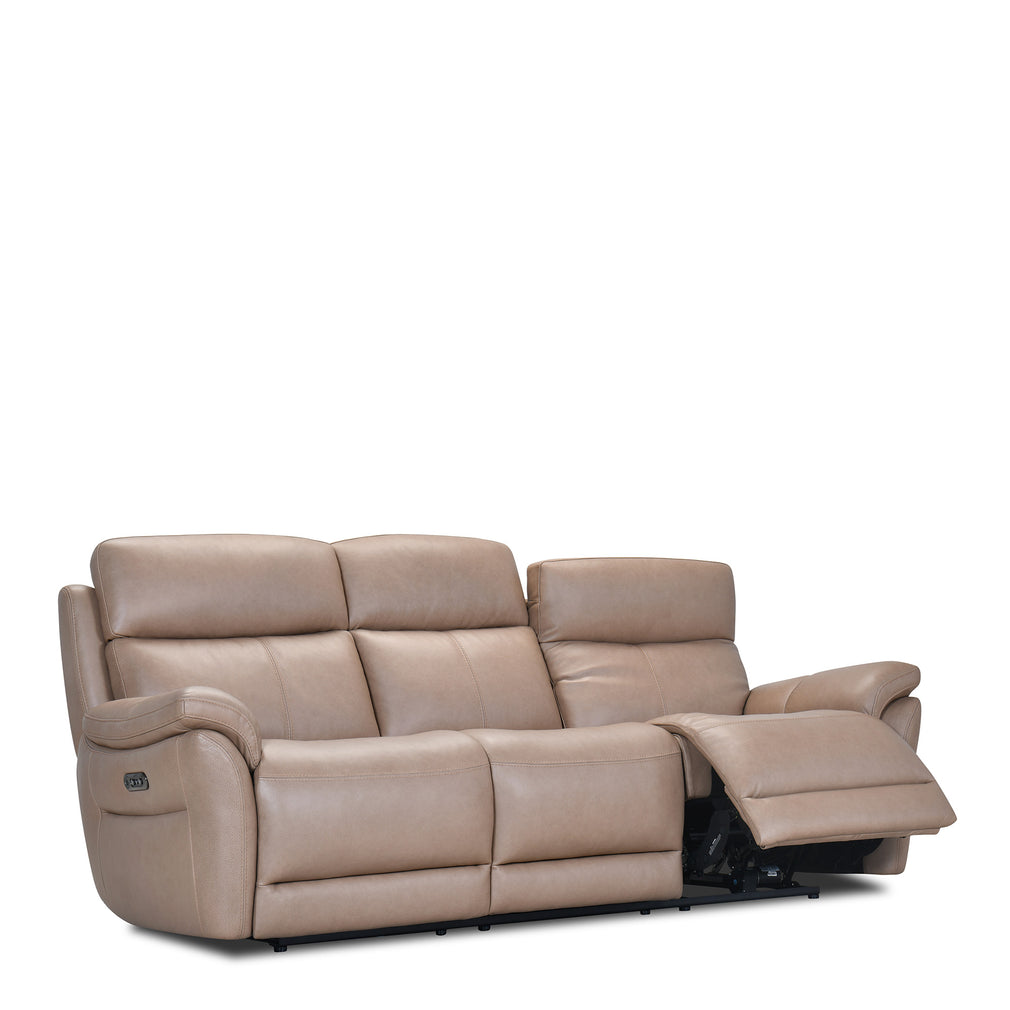 Nexus - 3 Seat 2 Power Recliner Sofa In Leather