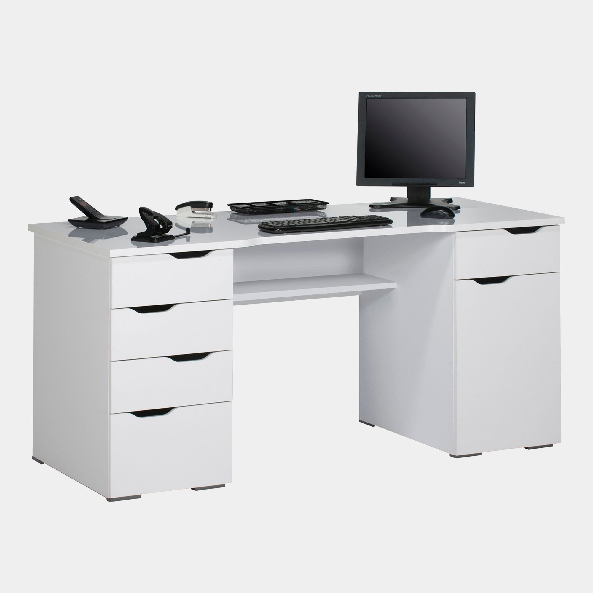 9539-5639 Desk White (Self Assembly Required)