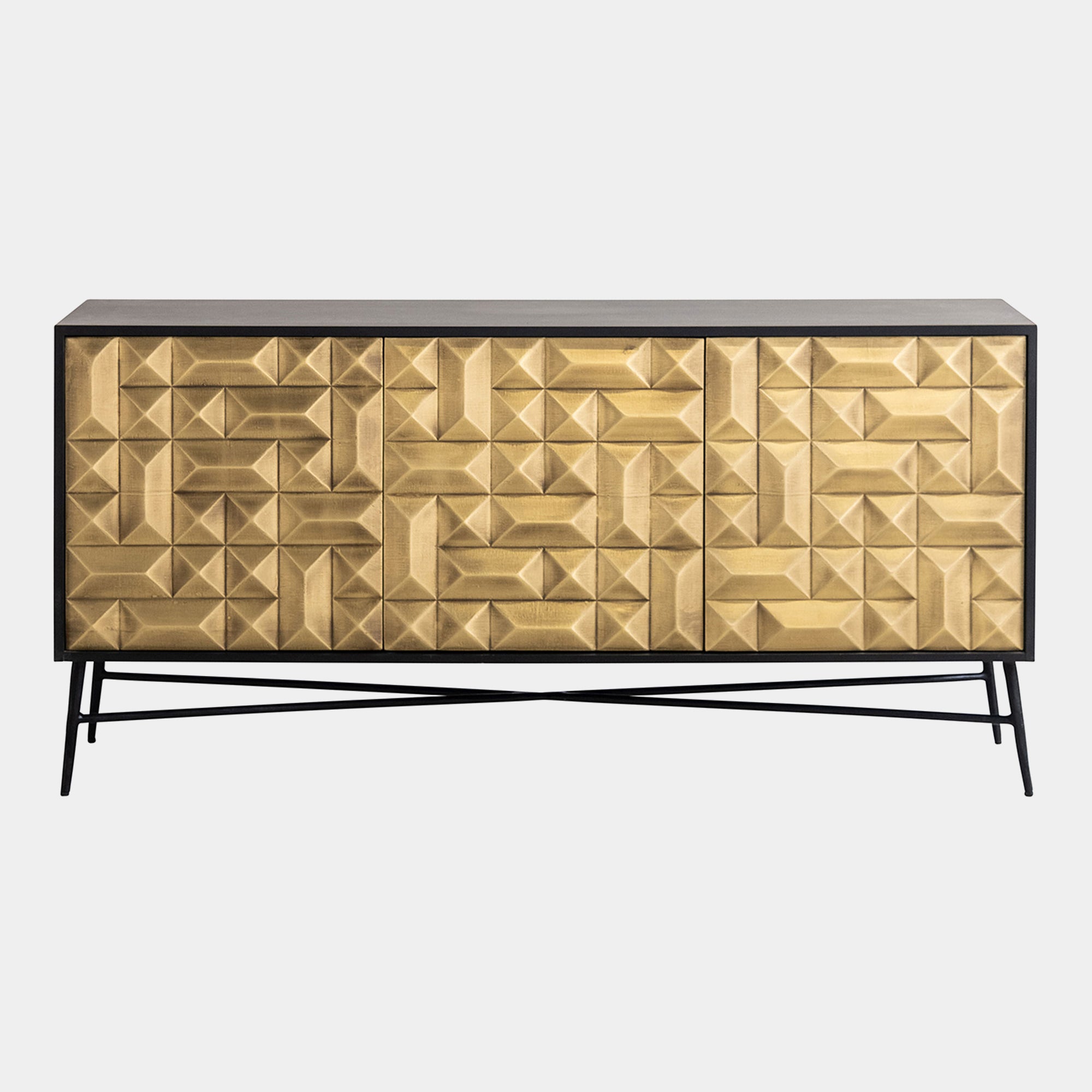 Sideboard With Gold Front