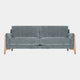 Tribeca - 3 Seat Sofa (2 Cushions) In Fabric