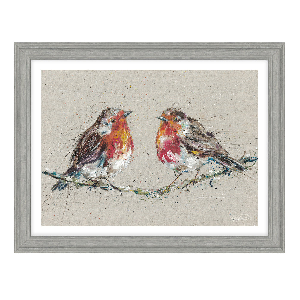 Morning Gossip - Framed Print By Nicola Jane Rowles