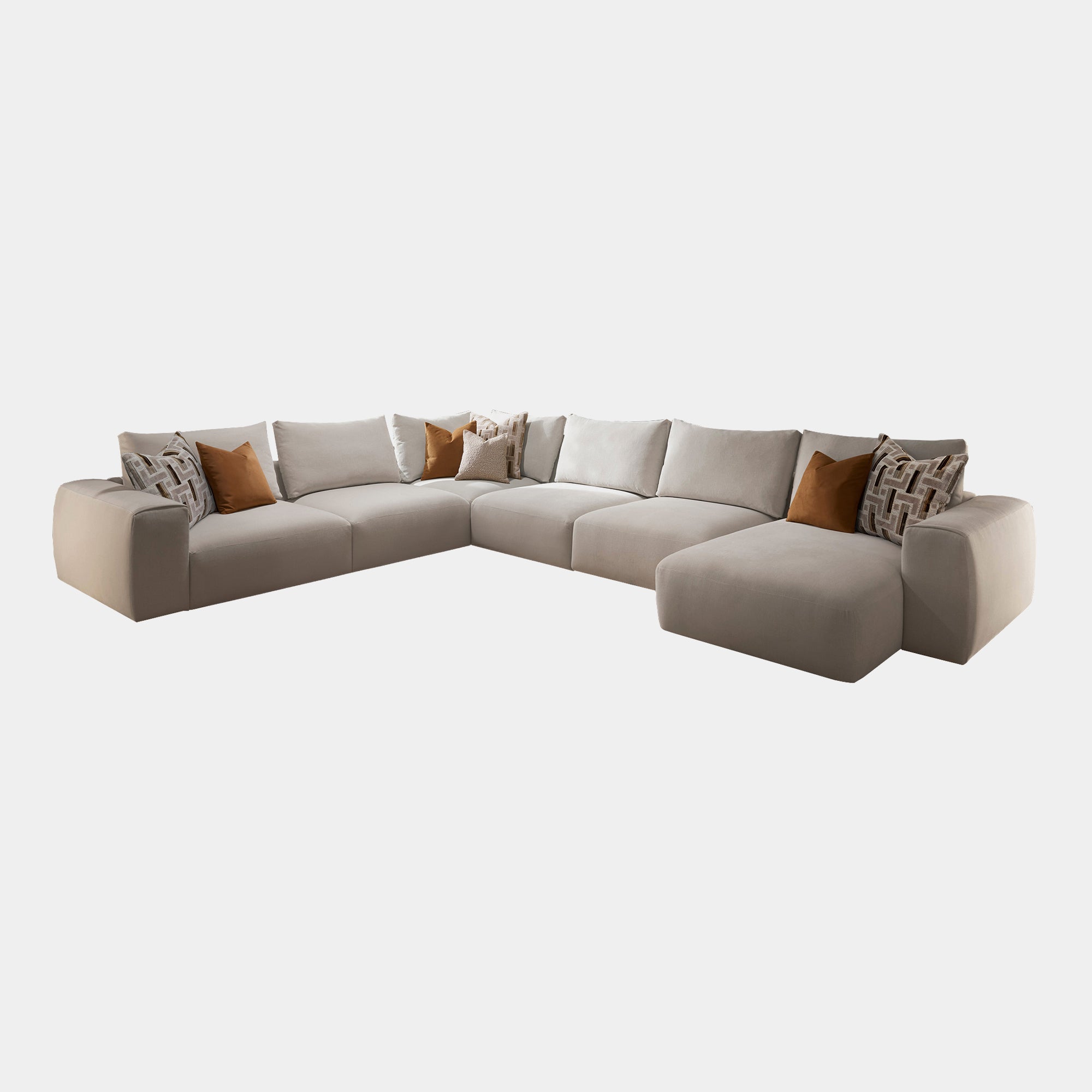 Extra Large Corner Group With RHF Chaise In Fabric Grade D
