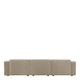 3 Seat Sofa With LHF Chaise In Fabric London 26A With Espresso Legs