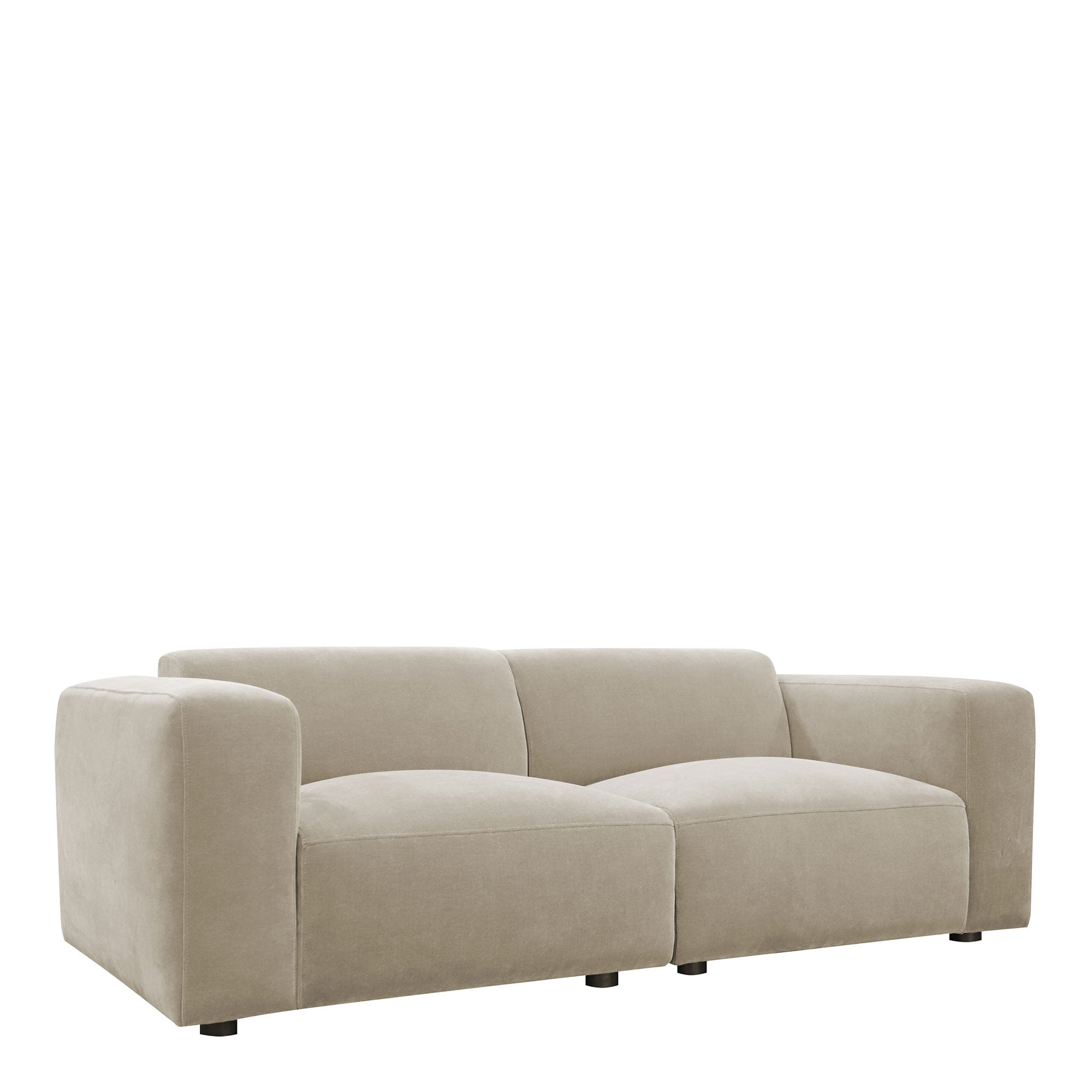 3 Seat Sofa In Fabric London 26A With Espresso Legs