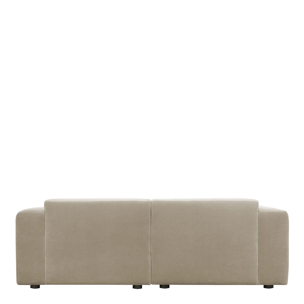 3 Seat Sofa In Fabric London 26A With Espresso Legs