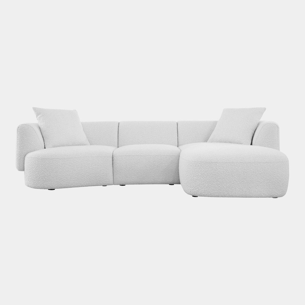 Ingrid - 3 Seat RHF Chaise Sofa In Fabric