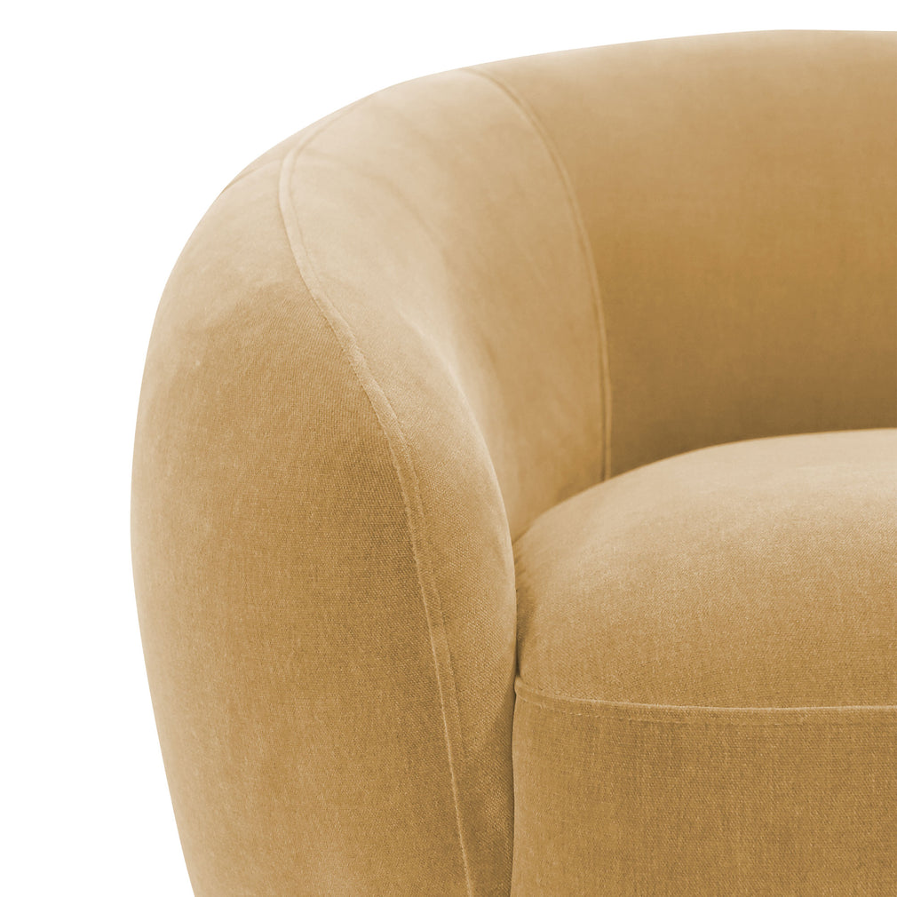 Swivel Tub Chair In Fabric London 28A