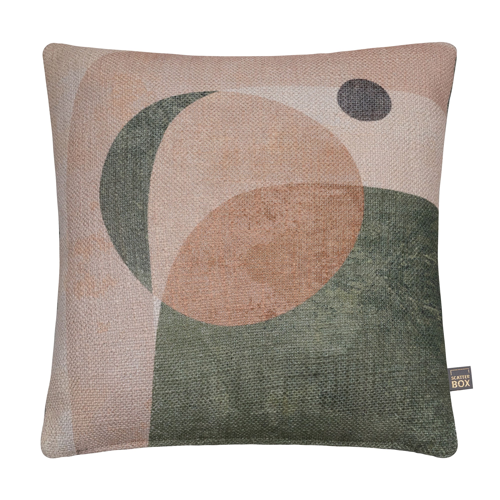 Mid Century Cushion Green 45x45cm