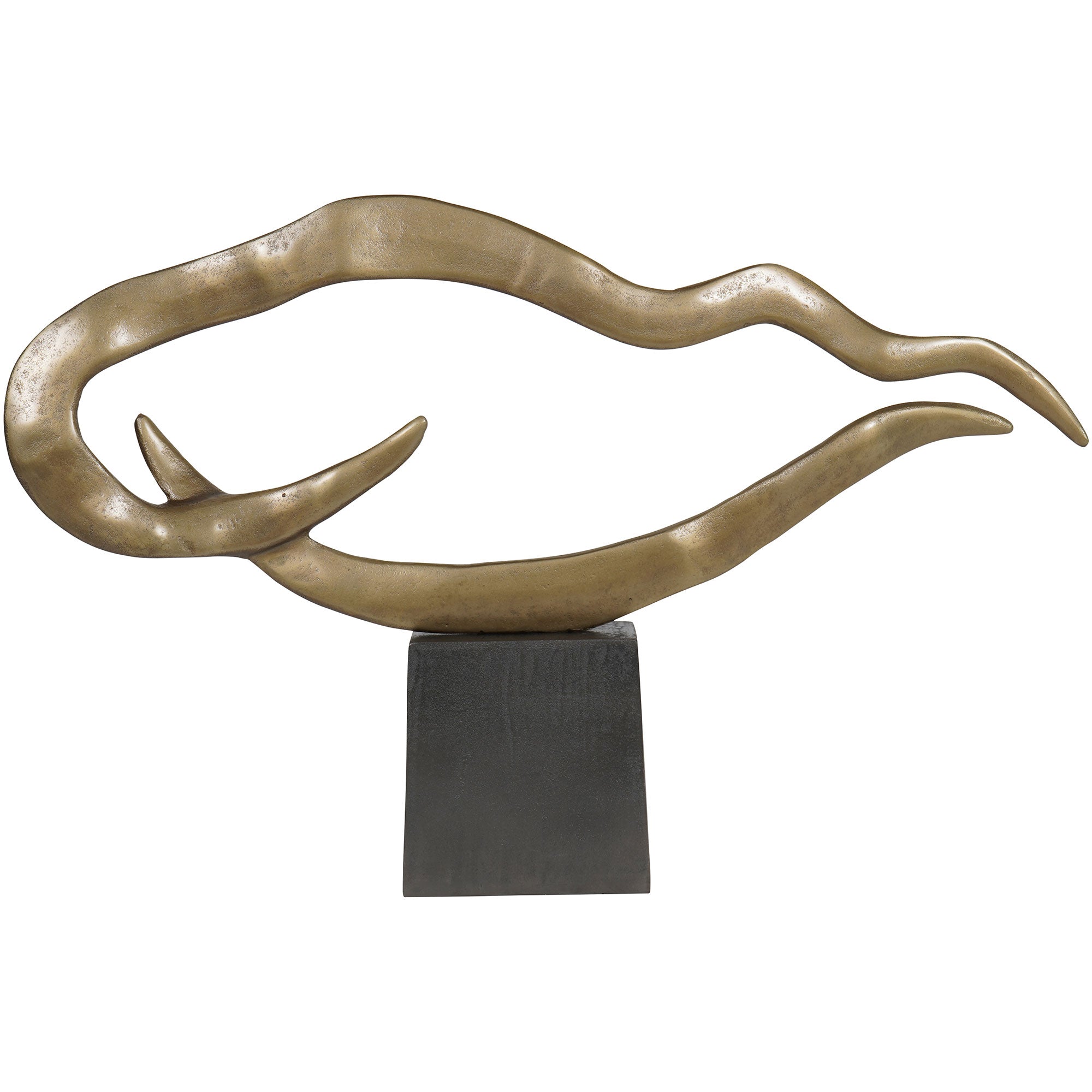 Isla - Small Brass Sculpture