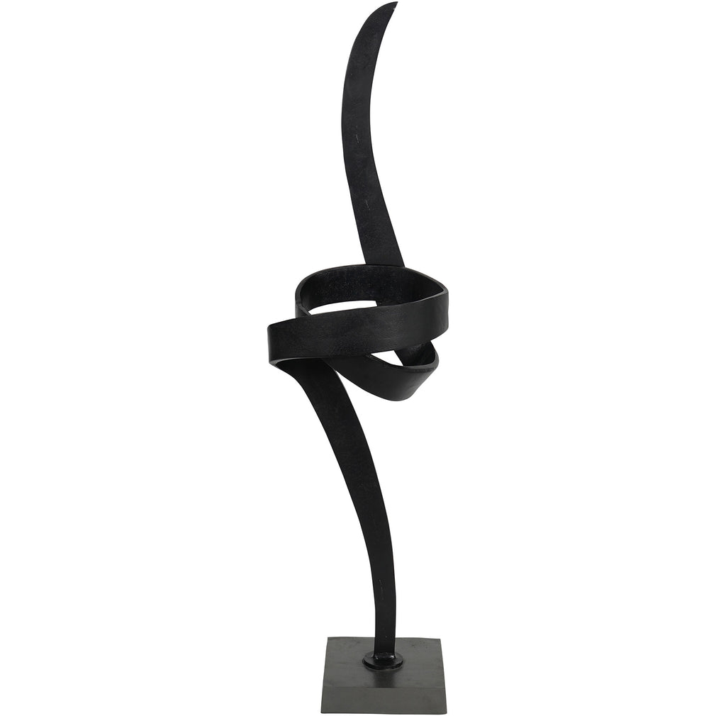 Joshua - Black Sculpture