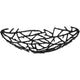 Twig - Small Black Oval Bowl