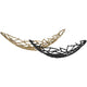 Twig - Large Gold Oval Bowl