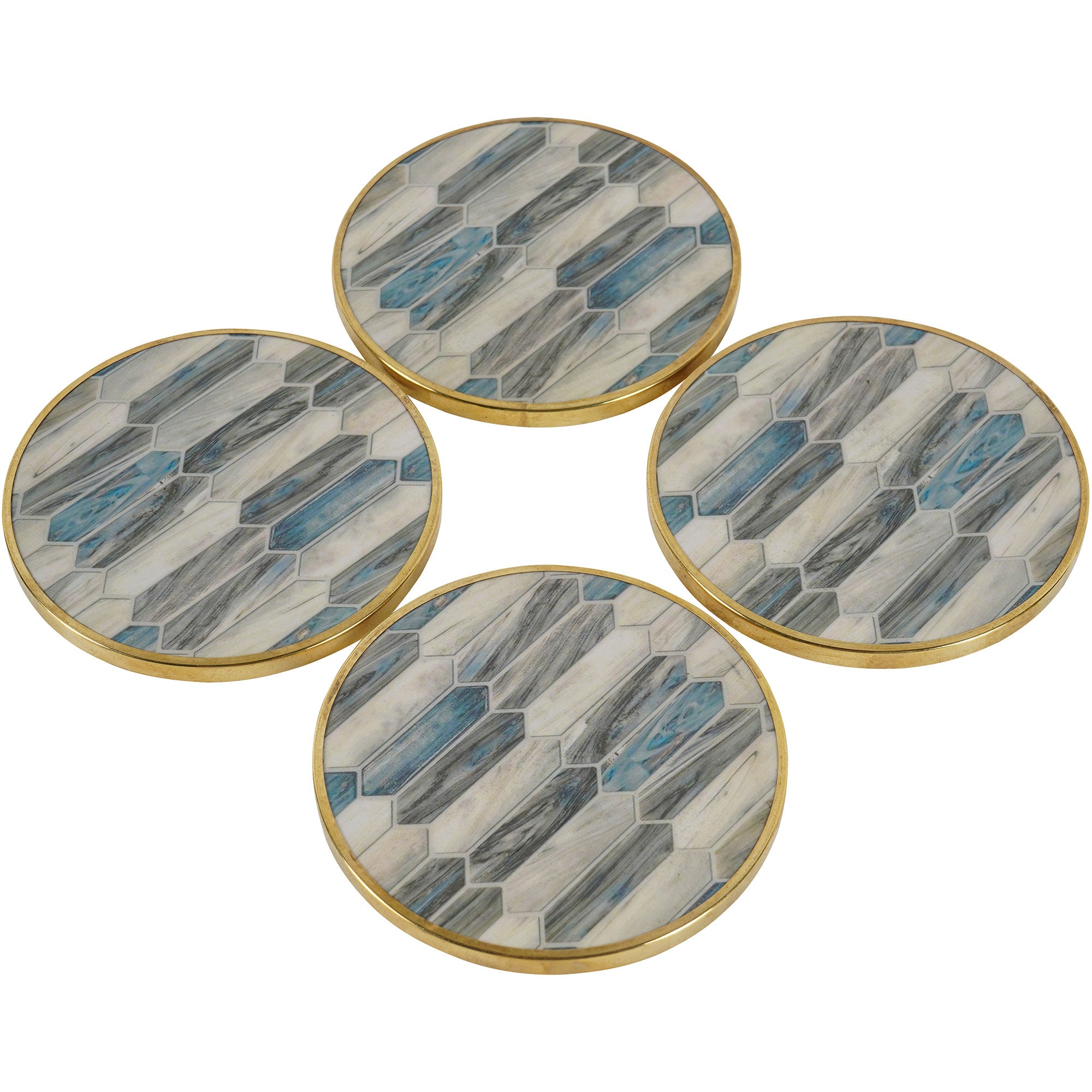 Juliette - Set of 4 Mosaic Coasters